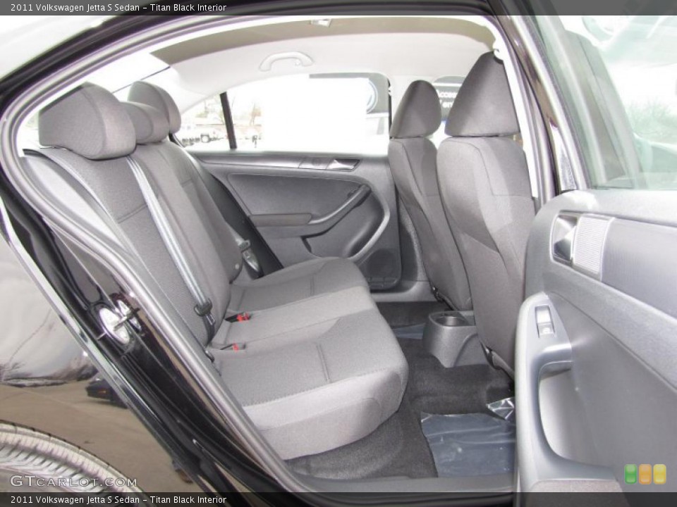 Titan Black Interior Photo for the 2011 Volkswagen Jetta S Sedan #45610022