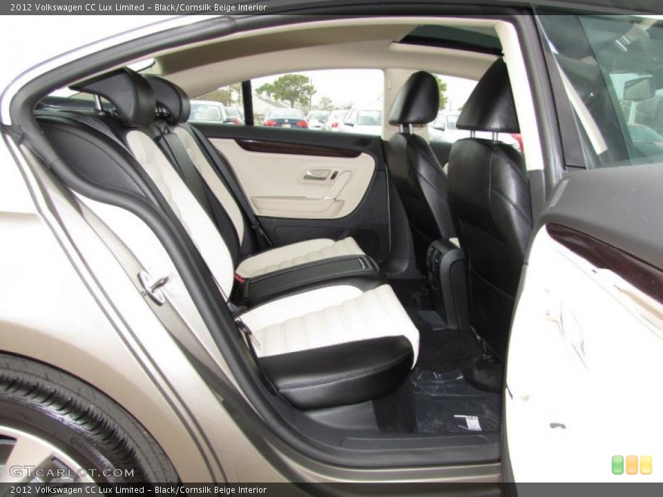 Black/Cornsilk Beige Interior Photo for the 2012 Volkswagen CC Lux Limited #45610066