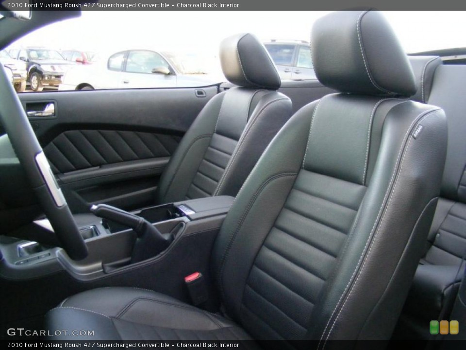 Charcoal Black Interior Photo for the 2010 Ford Mustang Roush 427 Supercharged Convertible #45610939