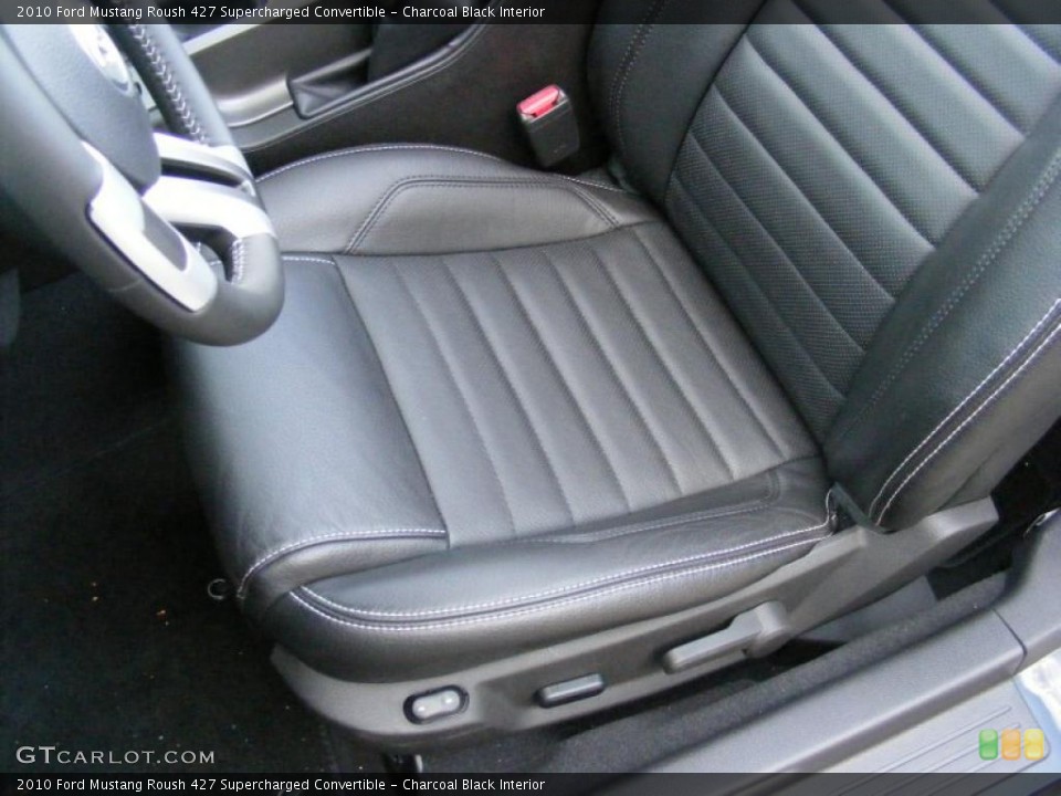 Charcoal Black Interior Photo for the 2010 Ford Mustang Roush 427 Supercharged Convertible #45610951