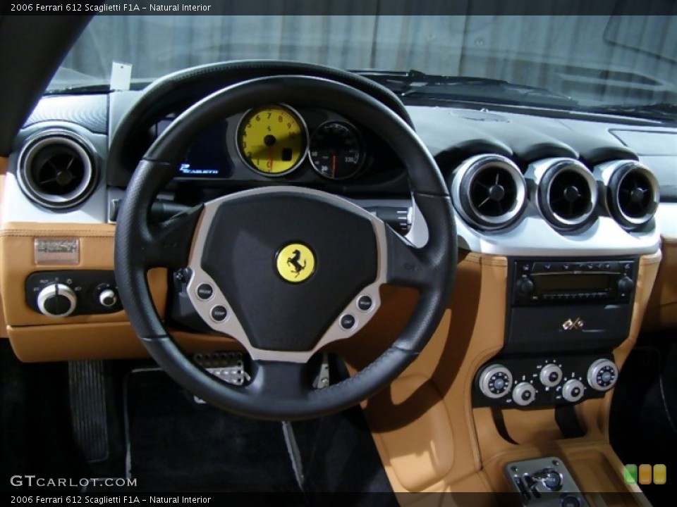 Natural Interior Dashboard for the 2006 Ferrari 612 Scaglietti F1A #45611