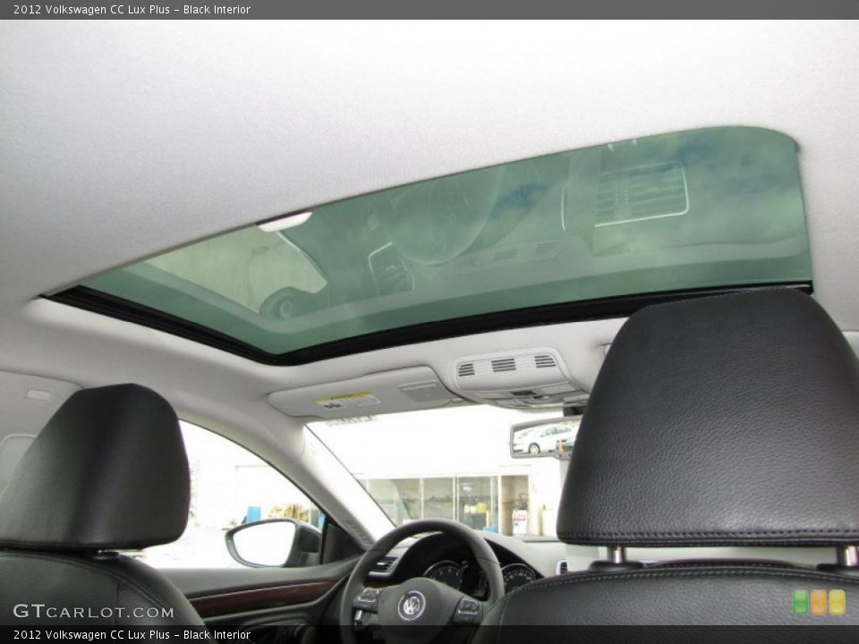 Black Interior Sunroof for the 2012 Volkswagen CC Lux Plus #45611479