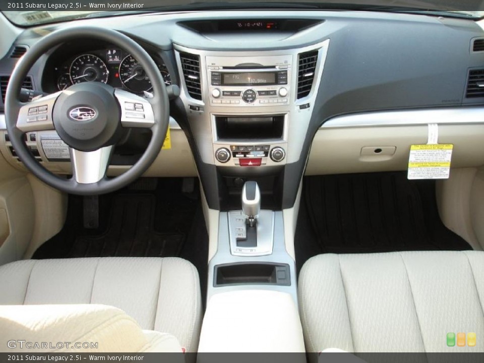 Warm Ivory Interior Dashboard for the 2011 Subaru Legacy 2.5i #45611531