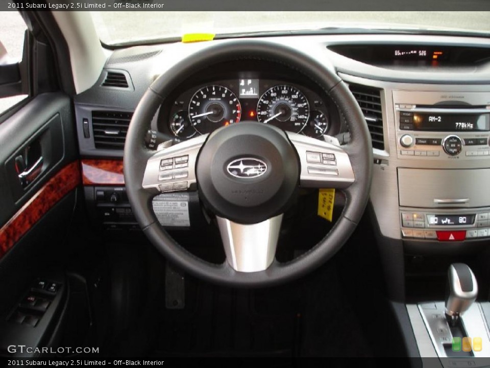 Off-Black Interior Steering Wheel for the 2011 Subaru Legacy 2.5i Limited #45611619