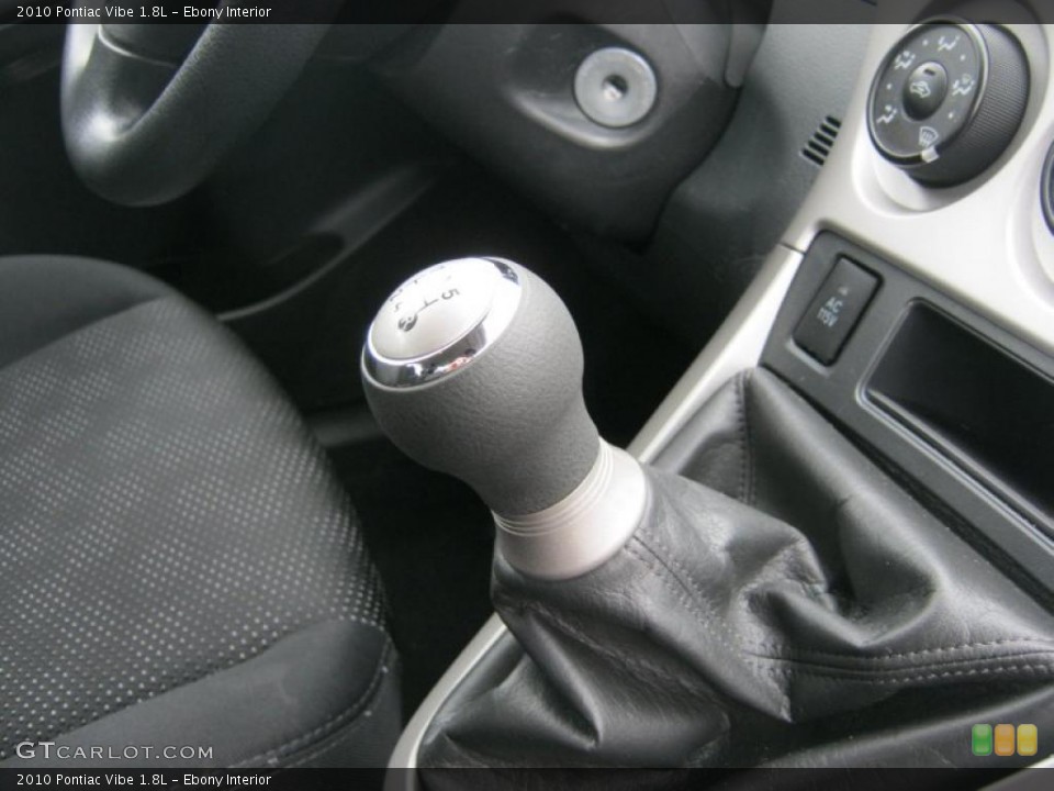 Ebony Interior Transmission for the 2010 Pontiac Vibe 1.8L #45611767