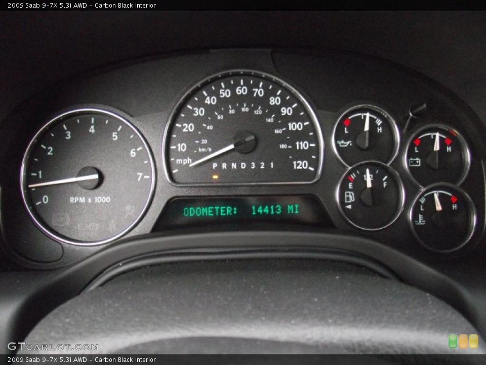 Carbon Black Interior Gauges for the 2009 Saab 9-7X 5.3i AWD #45615680