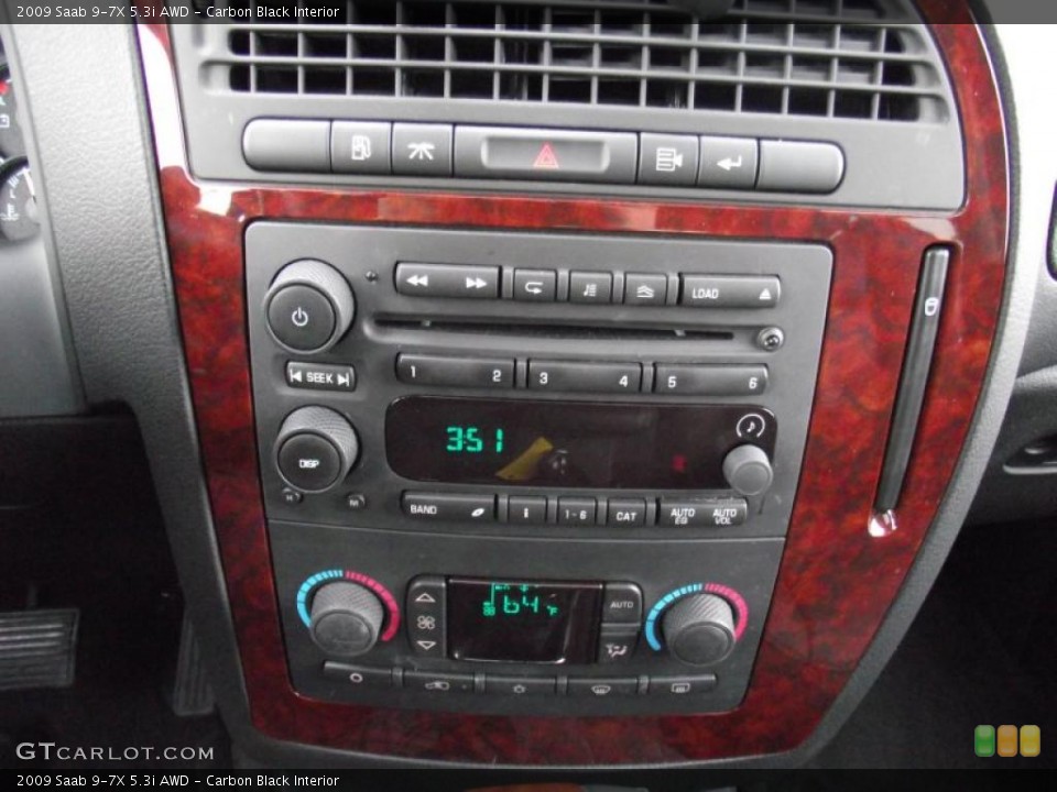 Carbon Black Interior Controls for the 2009 Saab 9-7X 5.3i AWD #45615692