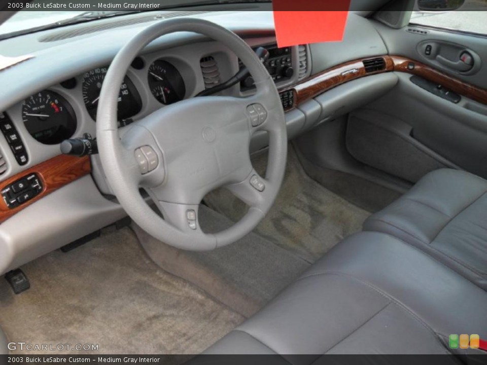 Medium Gray Interior Prime Interior for the 2003 Buick LeSabre Custom #45618228