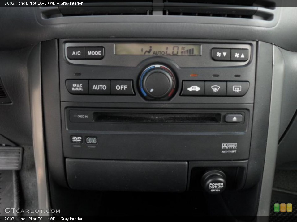 Gray Interior Controls for the 2003 Honda Pilot EX-L 4WD #45618644