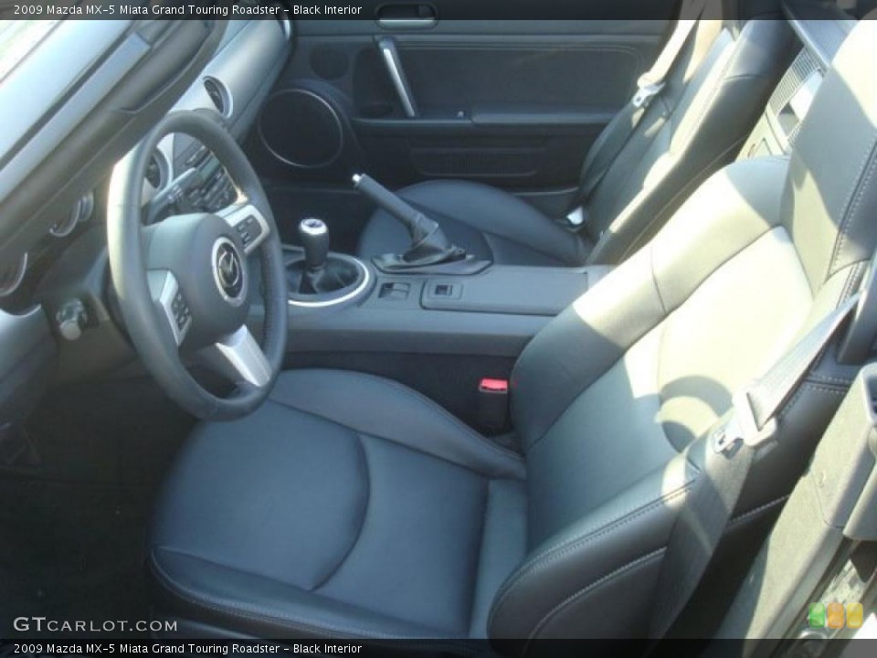 Black Interior Photo for the 2009 Mazda MX-5 Miata Grand Touring Roadster #45620548