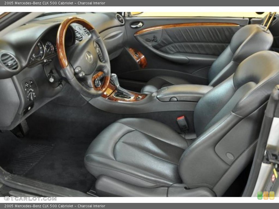 Charcoal Interior Photo for the 2005 Mercedes-Benz CLK 500 Cabriolet #45620932