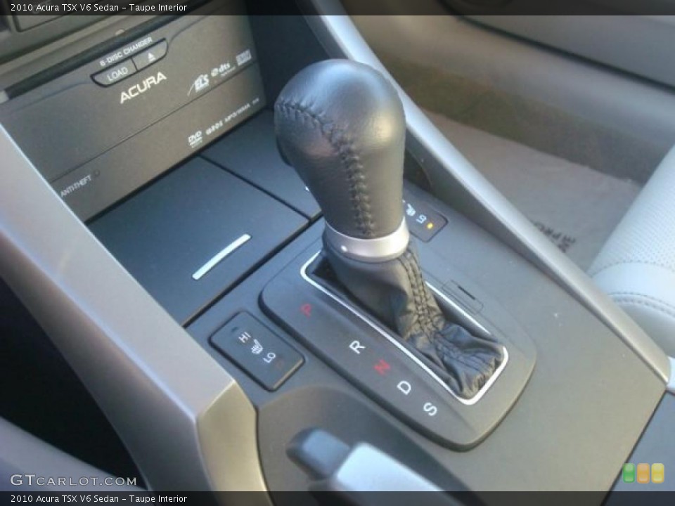 Taupe Interior Transmission for the 2010 Acura TSX V6 Sedan #45621352