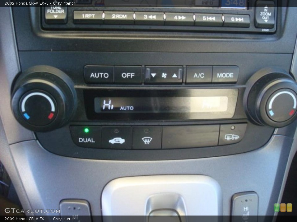Gray Interior Controls for the 2009 Honda CR-V EX-L #45622208