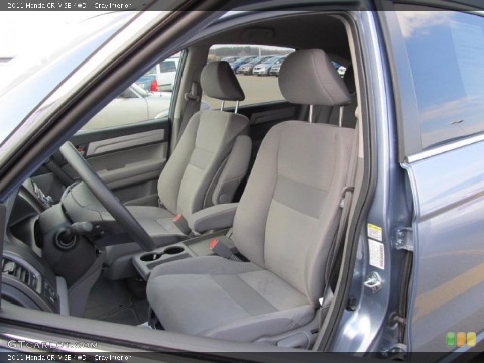 Gray Interior Photo for the 2011 Honda CR-V SE 4WD #45622816
