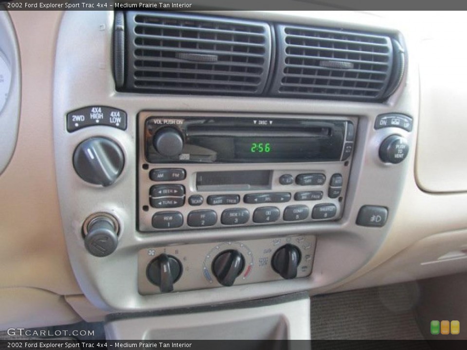 Medium Prairie Tan Interior Controls for the 2002 Ford Explorer Sport Trac 4x4 #45623240