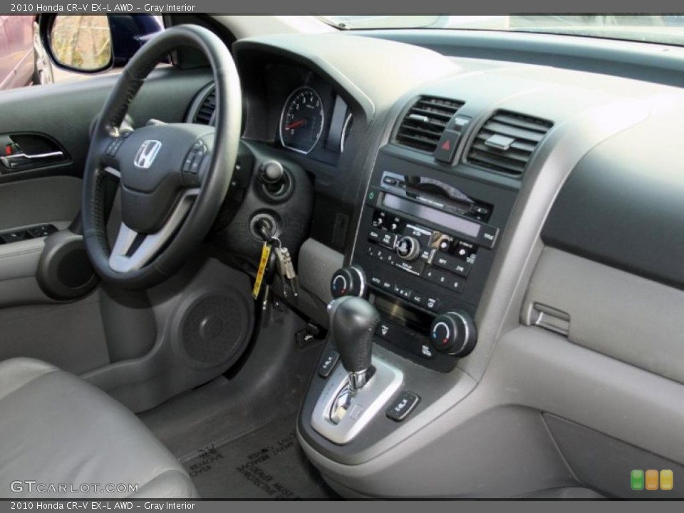 Gray Interior Dashboard for the 2010 Honda CR-V EX-L AWD #45625566