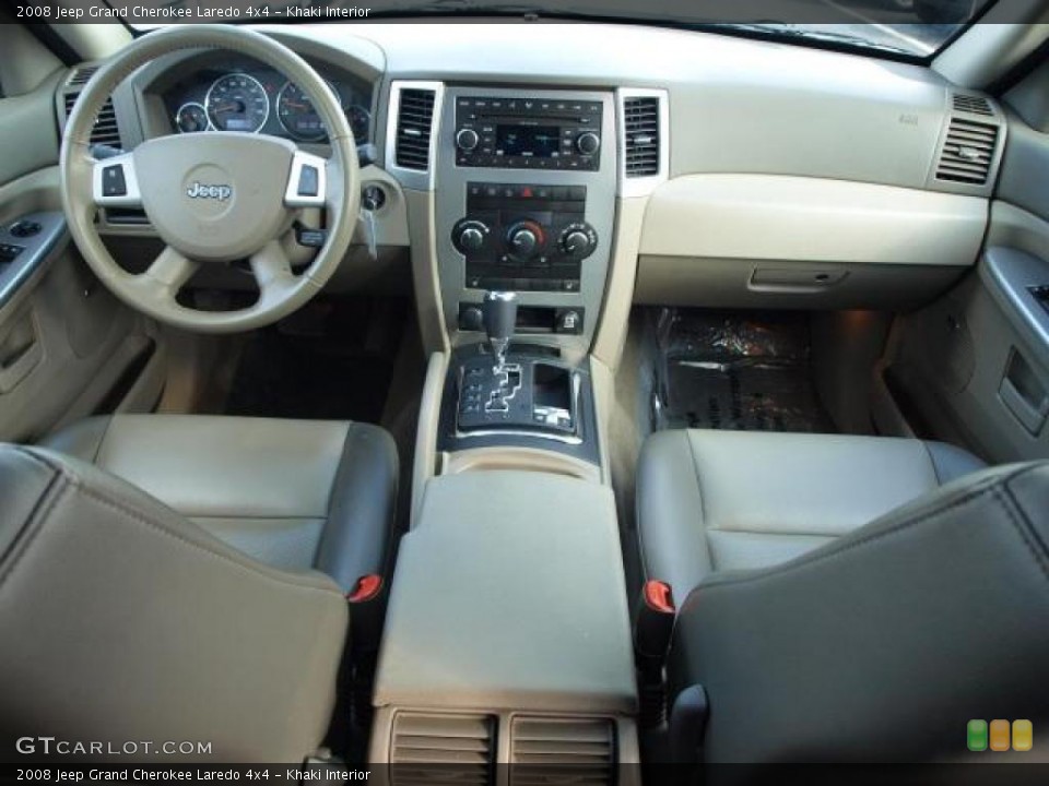 Khaki Interior Dashboard for the 2008 Jeep Grand Cherokee Laredo 4x4 #45625890