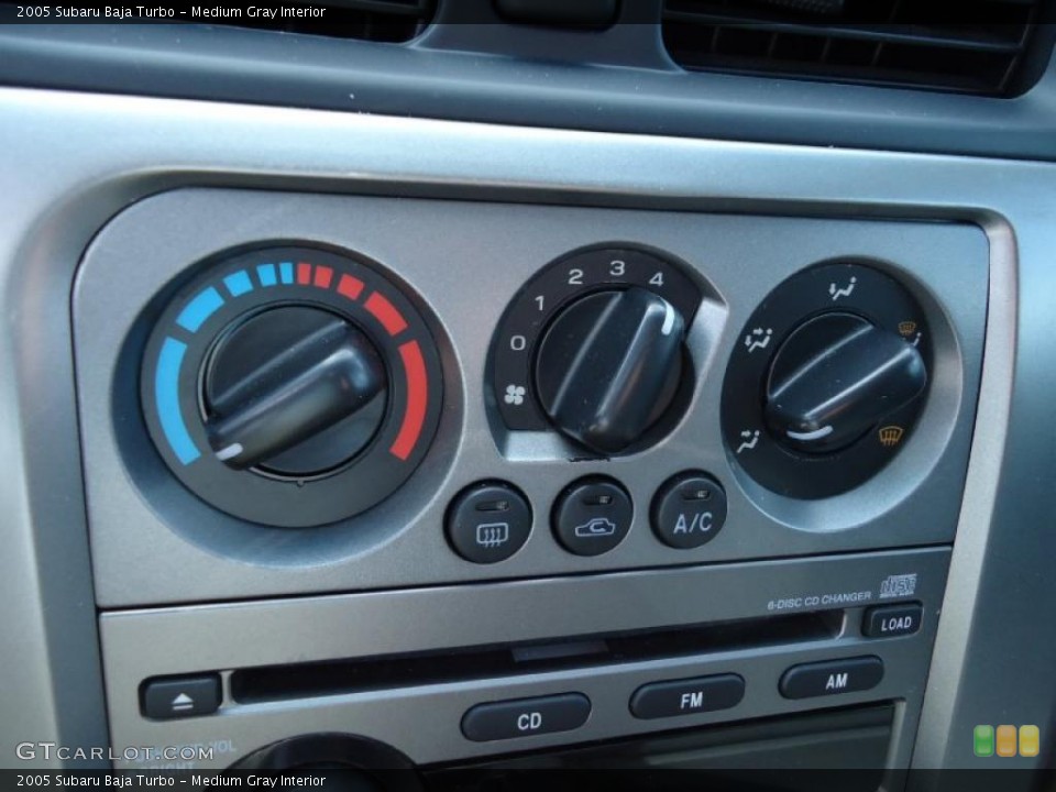 Medium Gray Interior Controls for the 2005 Subaru Baja Turbo #45629680