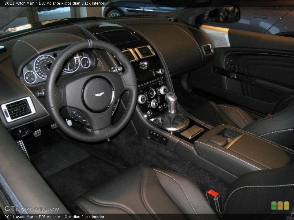 Obsidian Black Interior Prime Interior for the 2011 Aston Martin DBS Volante #45630176