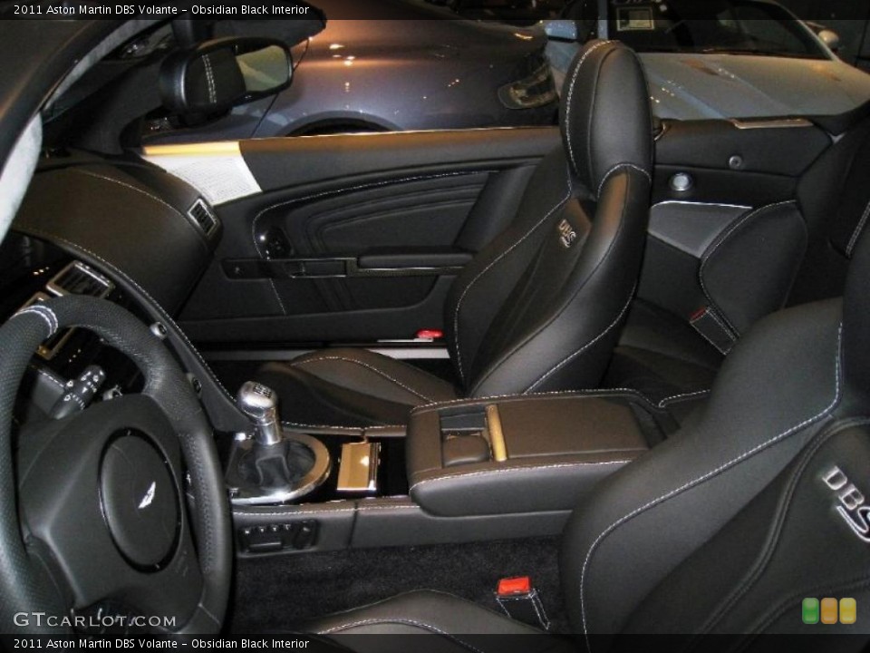 Obsidian Black Interior Photo for the 2011 Aston Martin DBS Volante #45630180