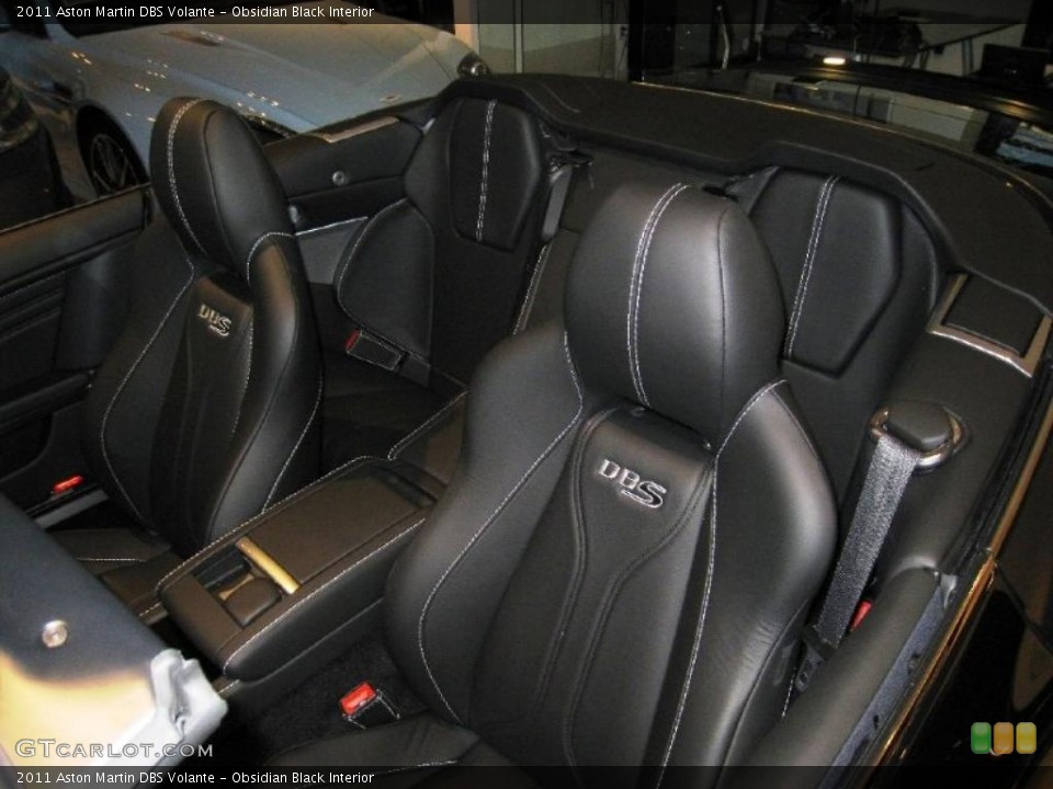 Obsidian Black Interior Photo for the 2011 Aston Martin DBS Volante #45630184