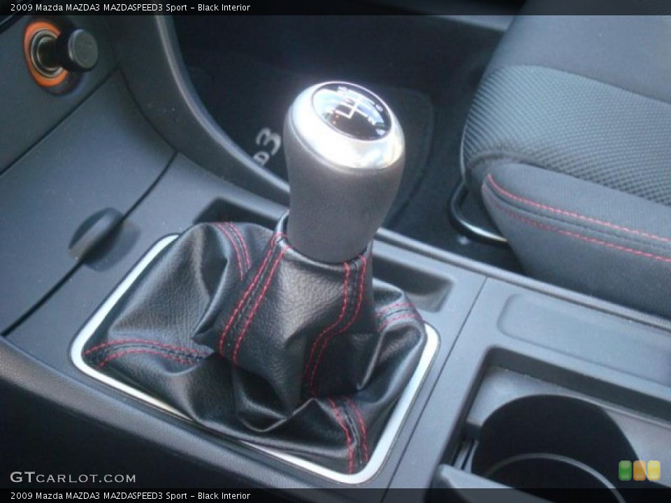 Black Interior Transmission for the 2009 Mazda MAZDA3 MAZDASPEED3 Sport #45632521