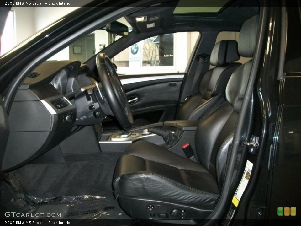 Black Interior Photo for the 2008 BMW M5 Sedan #45636241