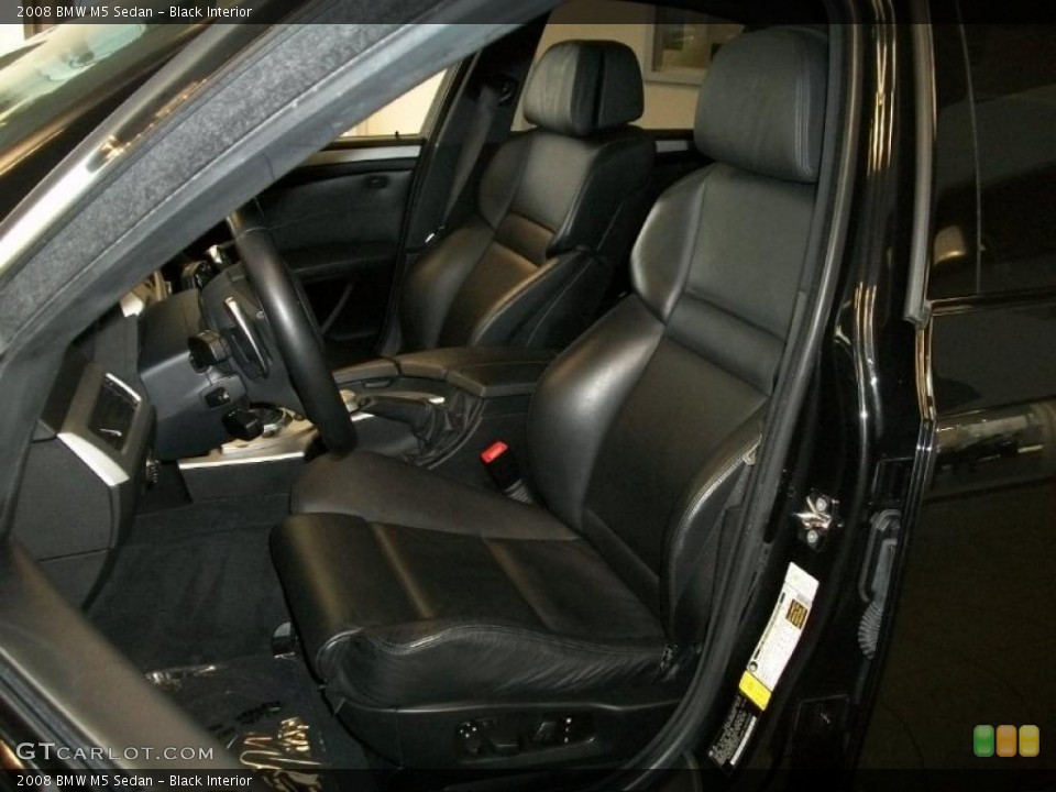 Black Interior Photo for the 2008 BMW M5 Sedan #45636245