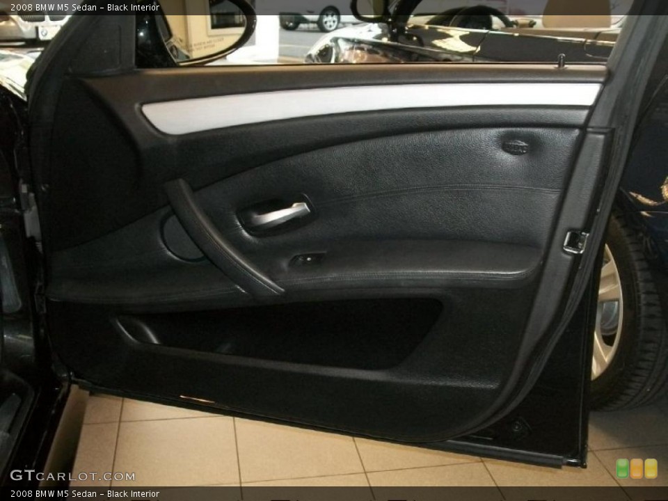 Black Interior Door Panel for the 2008 BMW M5 Sedan #45636325