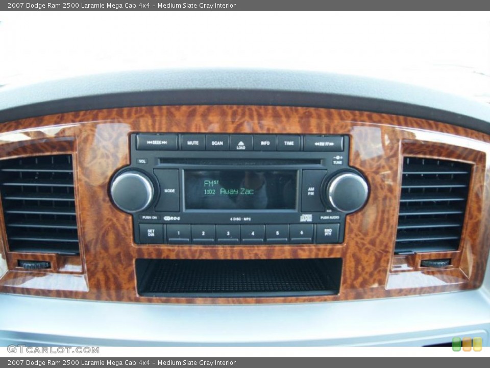 Medium Slate Gray Interior Controls for the 2007 Dodge Ram 2500 Laramie Mega Cab 4x4 #45637218