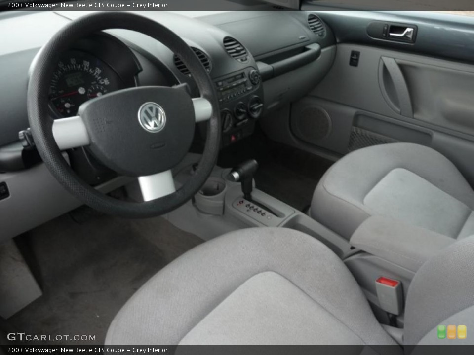 Grey Interior Prime Interior for the 2003 Volkswagen New Beetle GLS Coupe #45639878