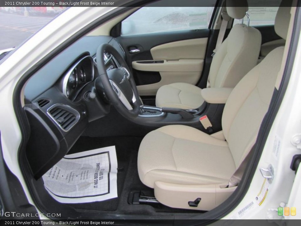 Black/Light Frost Beige Interior Photo for the 2011 Chrysler 200 Touring #45639979