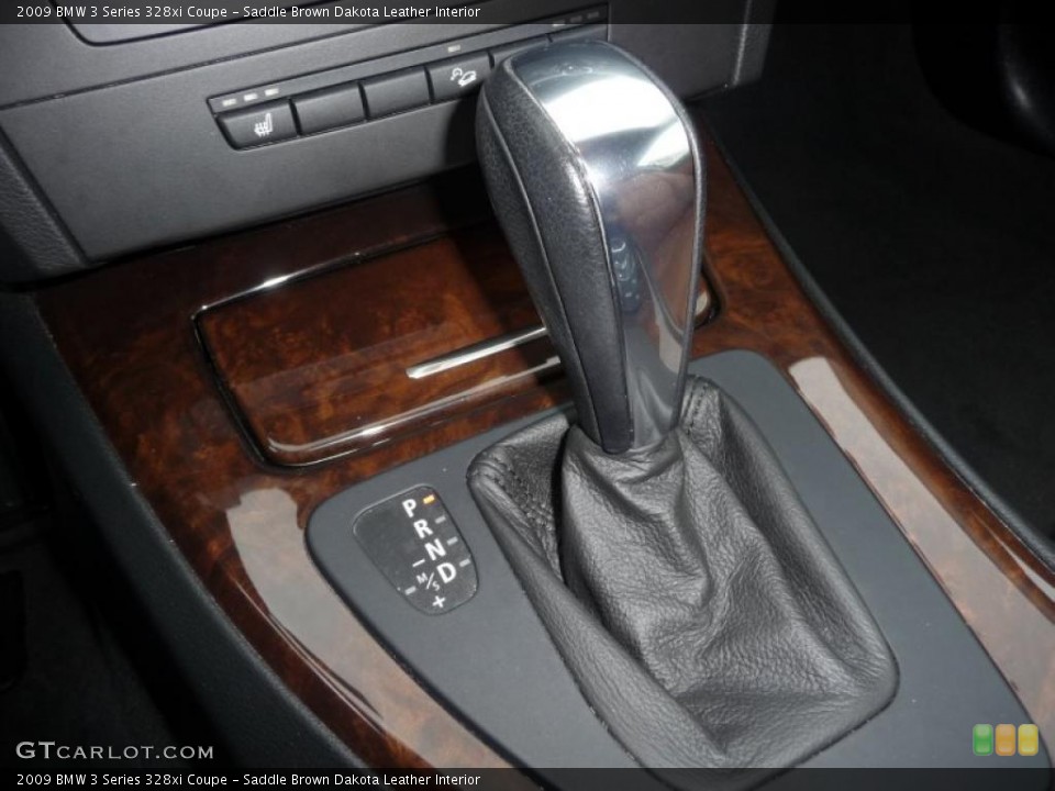 Saddle Brown Dakota Leather Interior Transmission for the 2009 BMW 3 Series 328xi Coupe #45640902