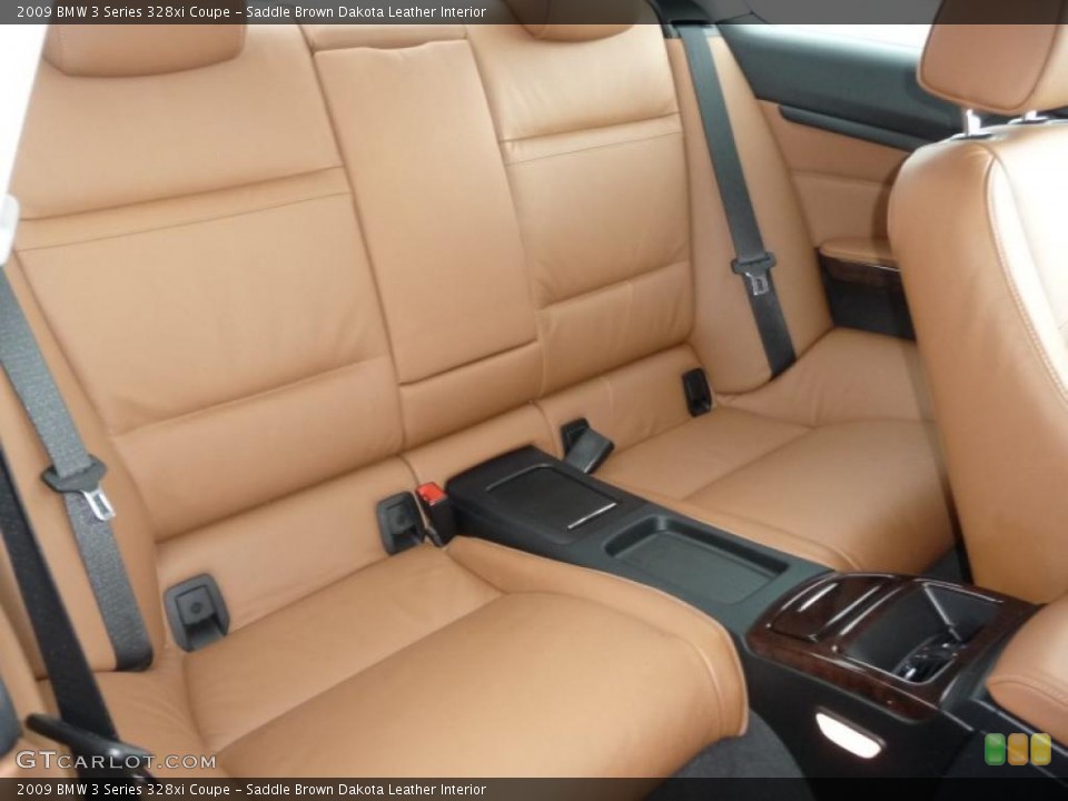 Saddle Brown Dakota Leather Interior Photo for the 2009 BMW 3 Series 328xi Coupe #45641023