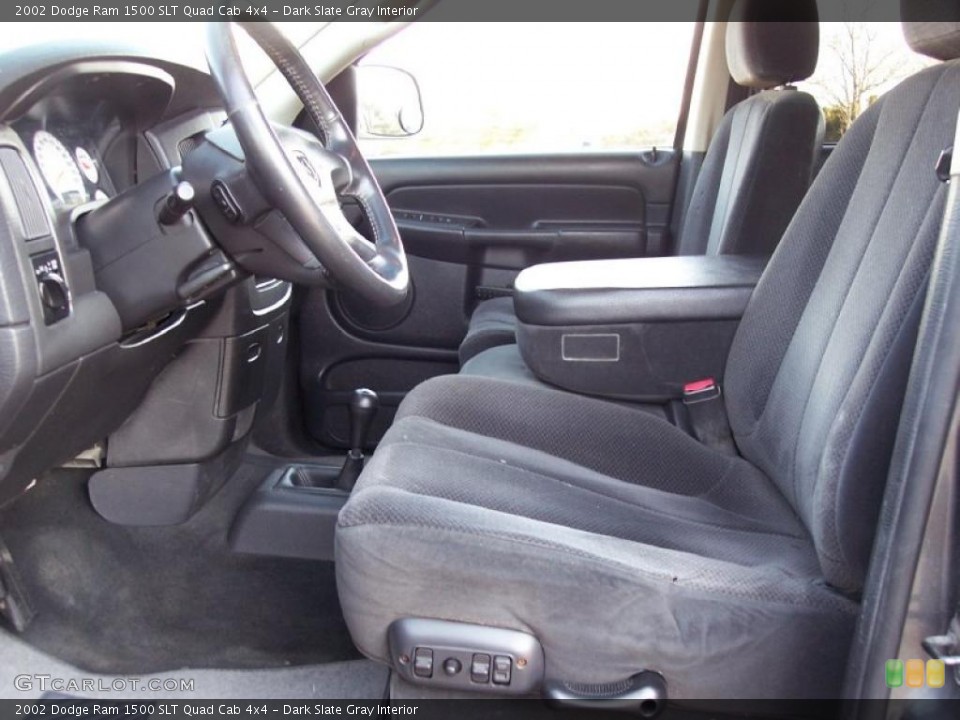 Dark Slate Gray Interior Photo for the 2002 Dodge Ram 1500 SLT Quad Cab 4x4 #45642469
