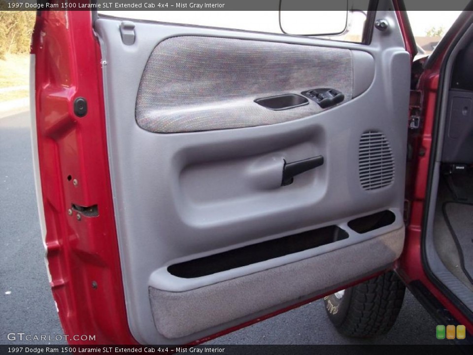 Mist Gray Interior Door Panel for the 1997 Dodge Ram 1500 Laramie SLT Extended Cab 4x4 #45643709