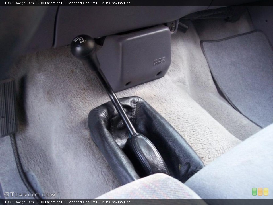 Mist Gray Interior Controls for the 1997 Dodge Ram 1500 Laramie SLT Extended Cab 4x4 #45643729