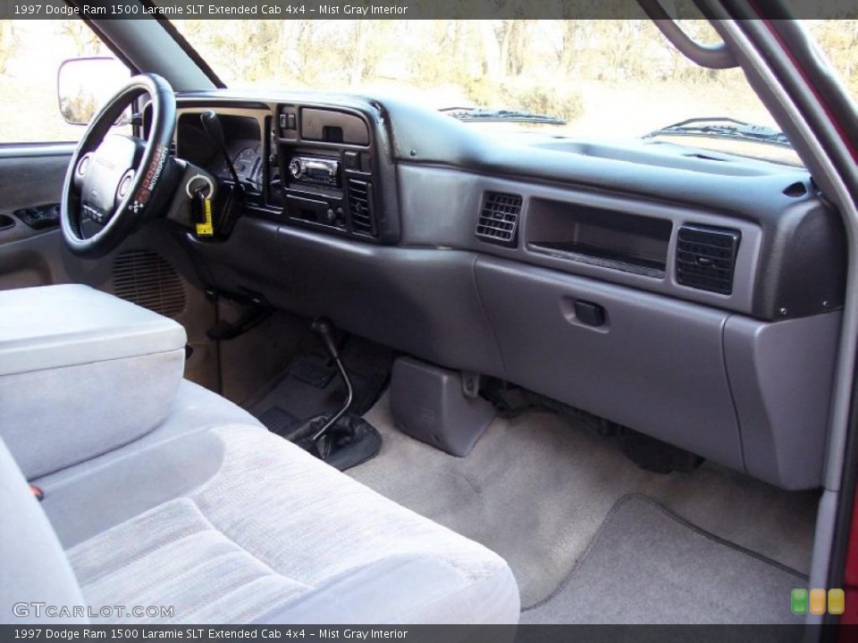 Mist Gray Interior Dashboard for the 1997 Dodge Ram 1500 Laramie SLT Extended Cab 4x4 #45643733