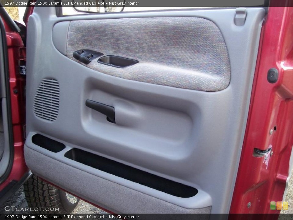 Mist Gray Interior Door Panel for the 1997 Dodge Ram 1500 Laramie SLT Extended Cab 4x4 #45643765