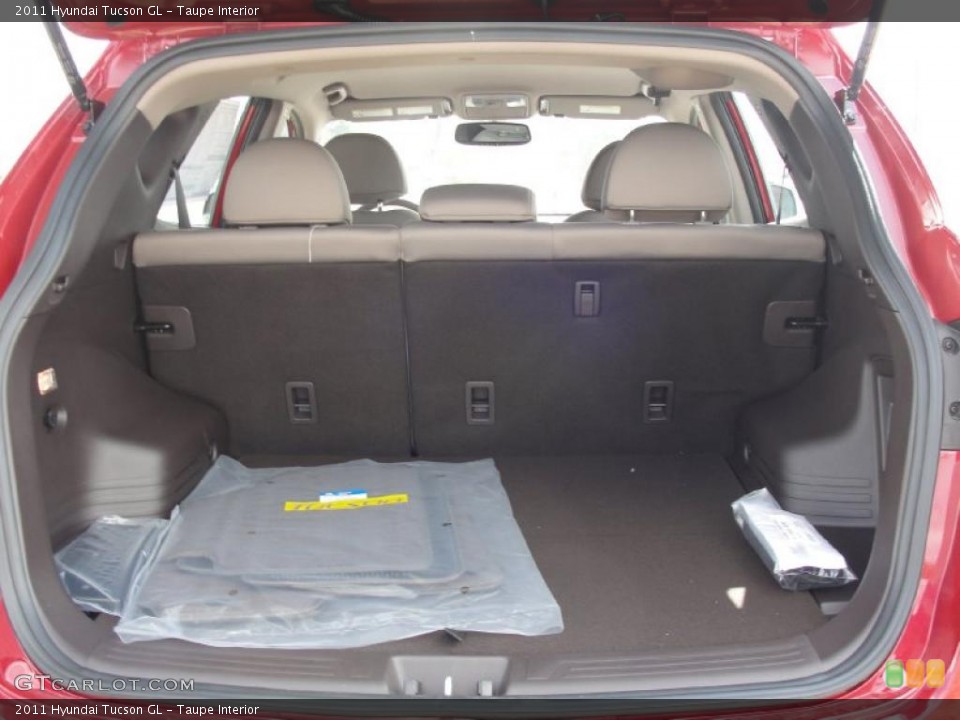 Taupe Interior Trunk for the 2011 Hyundai Tucson GL #45650957