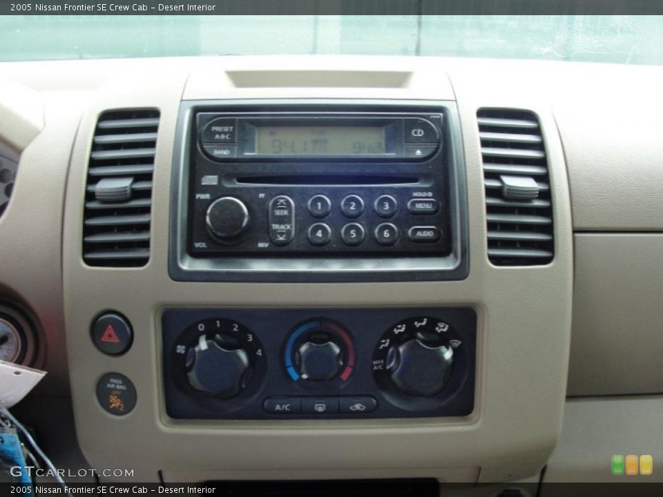 Desert Interior Controls for the 2005 Nissan Frontier SE Crew Cab #45651857