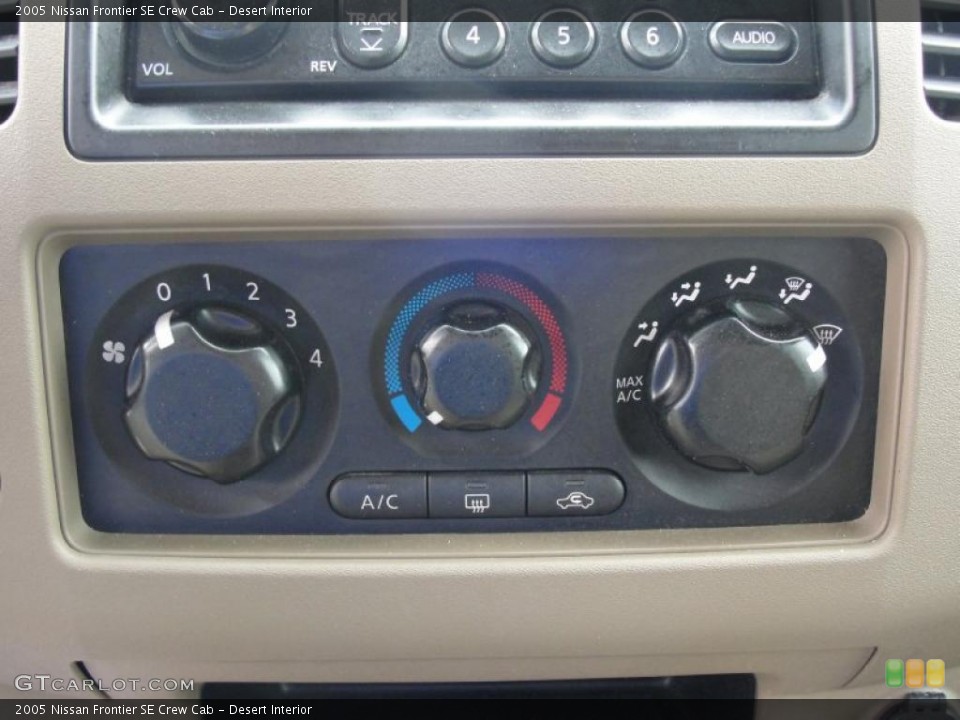 Desert Interior Controls for the 2005 Nissan Frontier SE Crew Cab #45651885