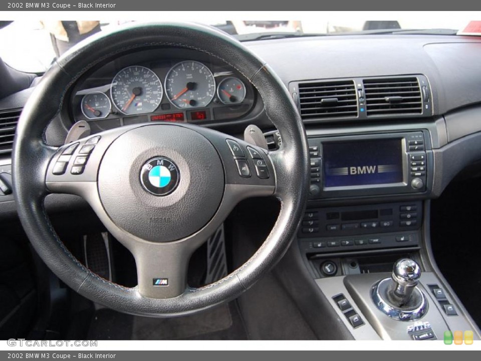 Black Interior Dashboard for the 2002 BMW M3 Coupe #45655385