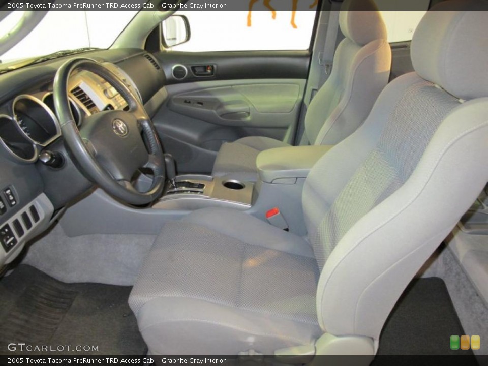 Graphite Gray Interior Photo for the 2005 Toyota Tacoma PreRunner TRD Access Cab #45656441