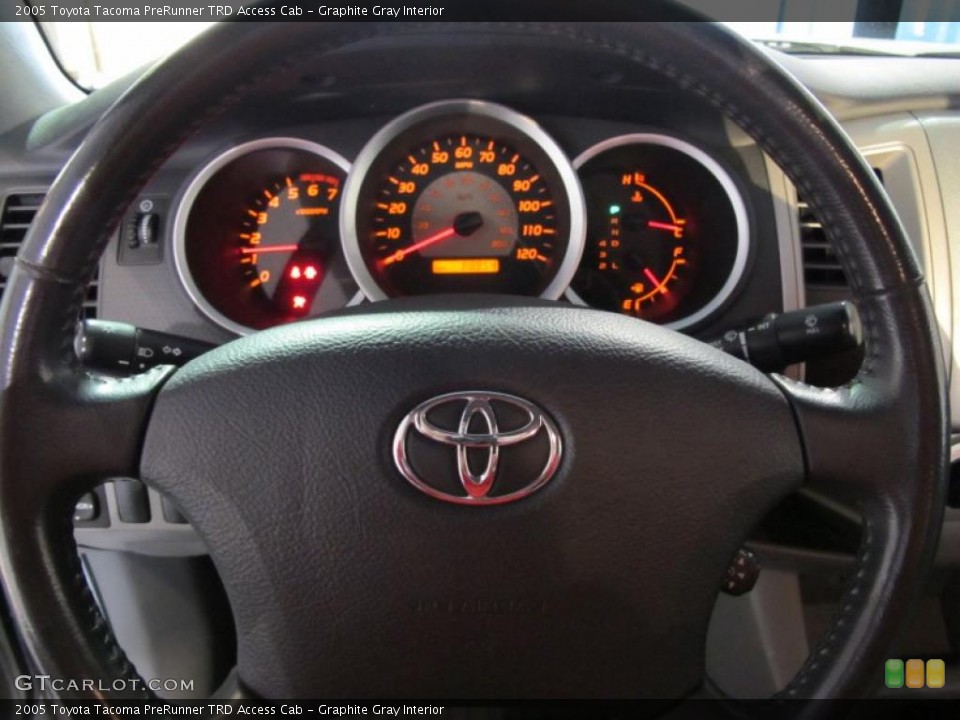 Graphite Gray Interior Steering Wheel for the 2005 Toyota Tacoma PreRunner TRD Access Cab #45656453