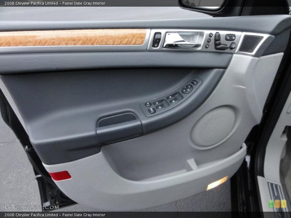 Pastel Slate Gray Interior Door Panel for the 2008 Chrysler Pacifica Limited #45658209