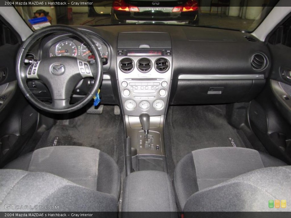 Gray Interior Dashboard for the 2004 Mazda MAZDA6 s Hatchback #45659285