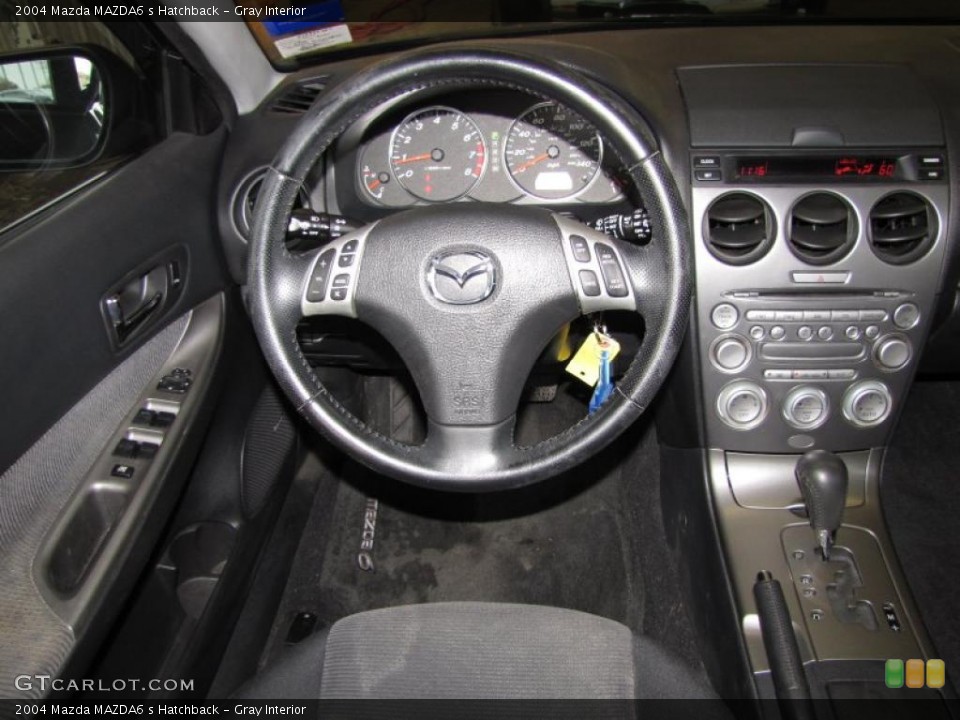 Gray Interior Dashboard for the 2004 Mazda MAZDA6 s Hatchback #45659293