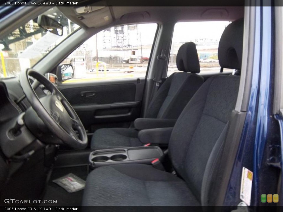 Black Interior Photo for the 2005 Honda CR-V LX 4WD #45661905