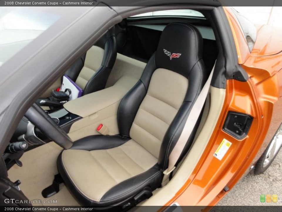 Cashmere Interior Photo for the 2008 Chevrolet Corvette Coupe #45662569
